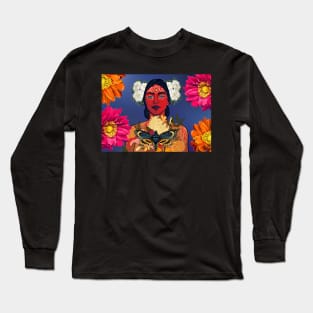 Woman with nature Long Sleeve T-Shirt